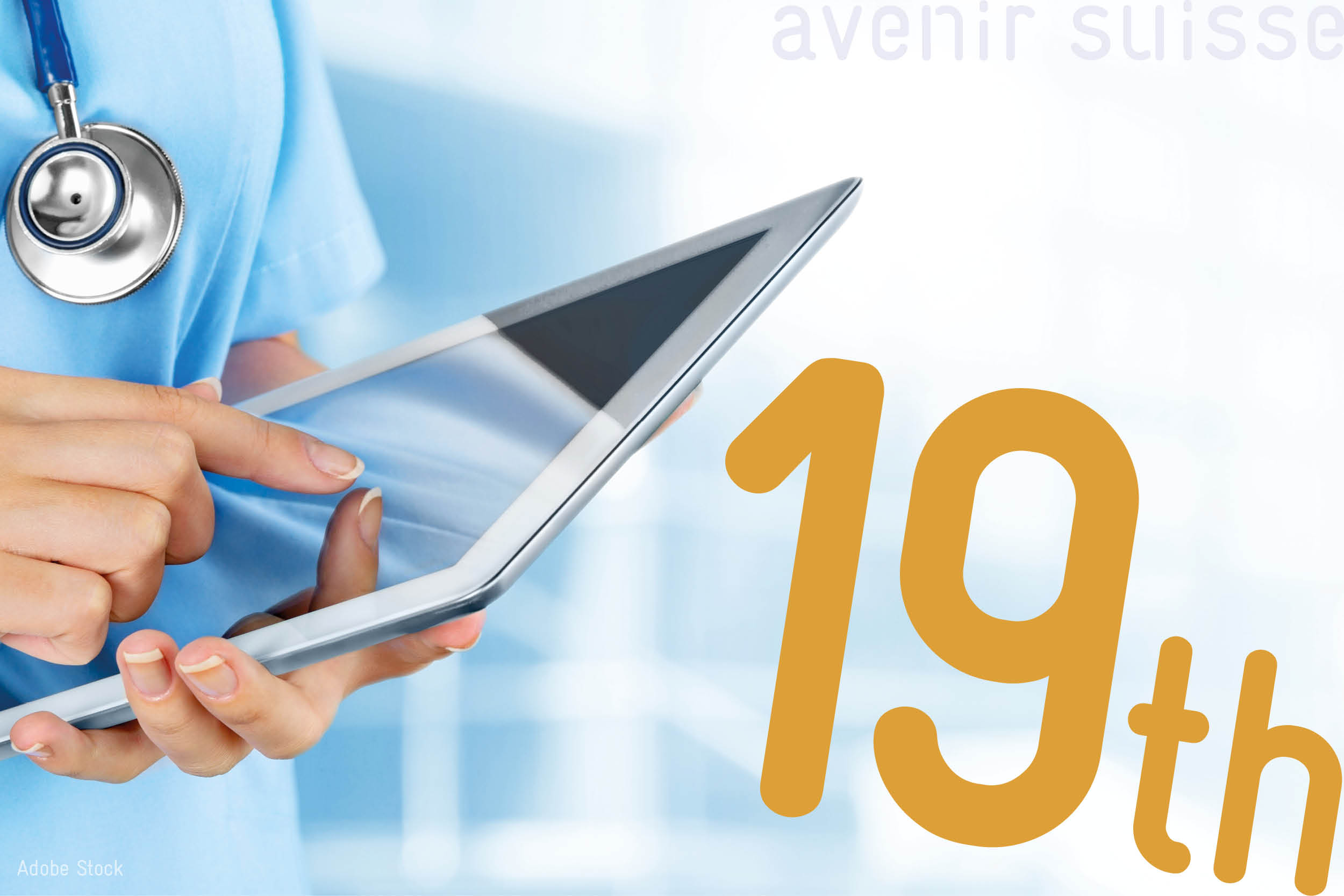 The Figure 19th rank Digital Healthcare - Avenir Suisse